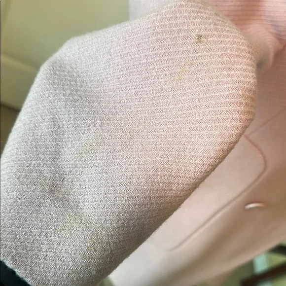 Women's Pink Double-Breasted Coat - Picture 6 of 10